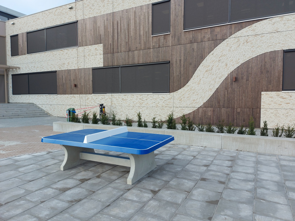 Tischtennisplatte Beton, Beton Tischtennisplatte, Tischtennisplatte aus Beton, Picknicksets, Spieltische, Fuß-volleyball Tisch